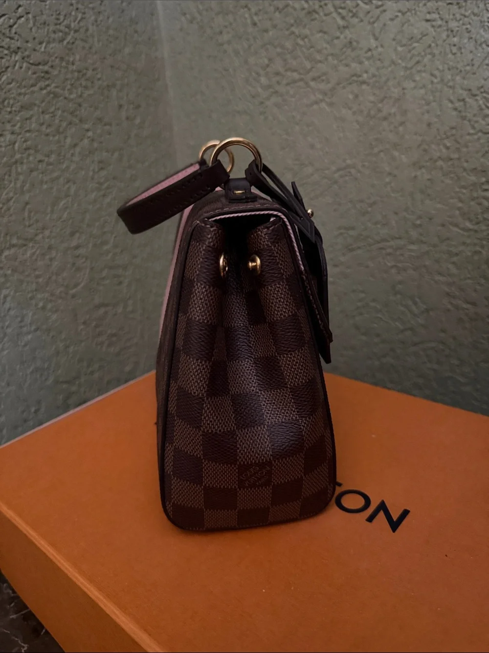 Louis Vuitton Bond Street BB – Damier Ebene with Pink Stripe | New, Never Used 💗